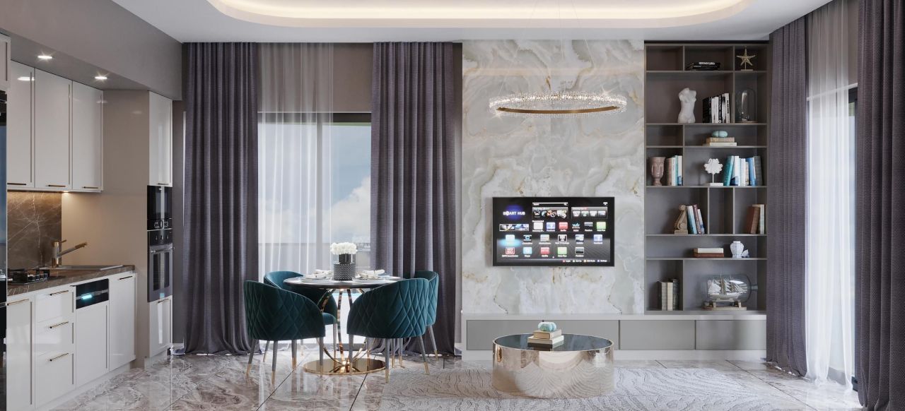 Квартира в Алании, Турция, 52 м² - фото 6