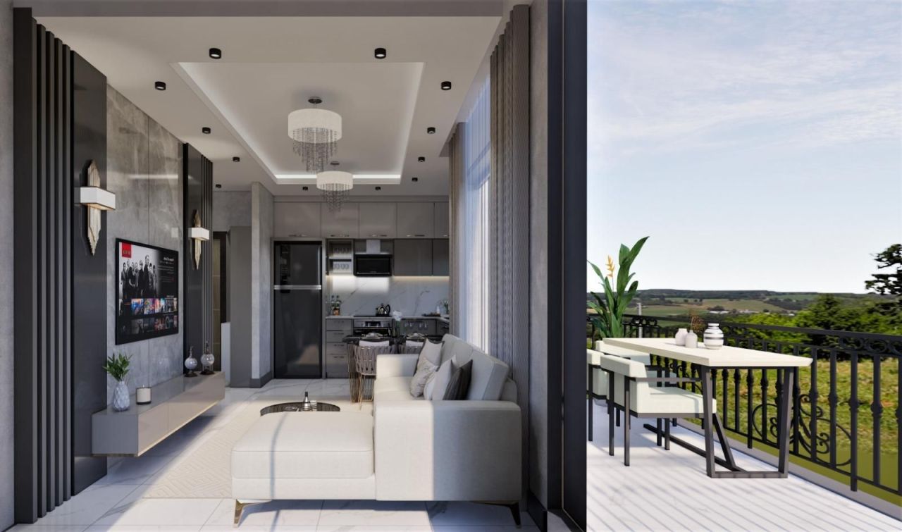 Квартира в Алании, Турция, 55 м² - фото 6