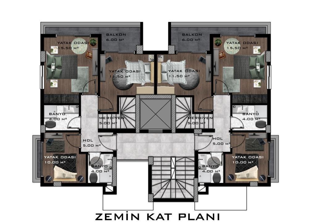 Пентхаус в Авсалларе, Турция, 170 м² - фото 7