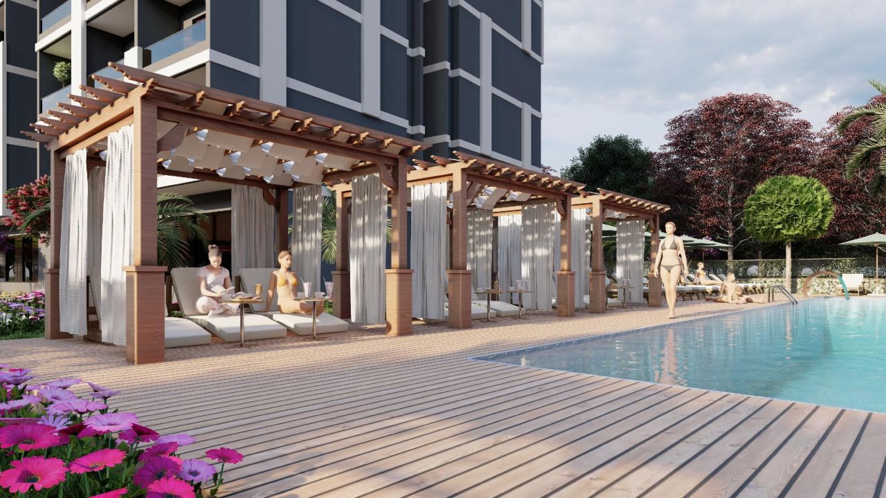 Квартира в Мерсине, Турция, 43 м² - фото 7