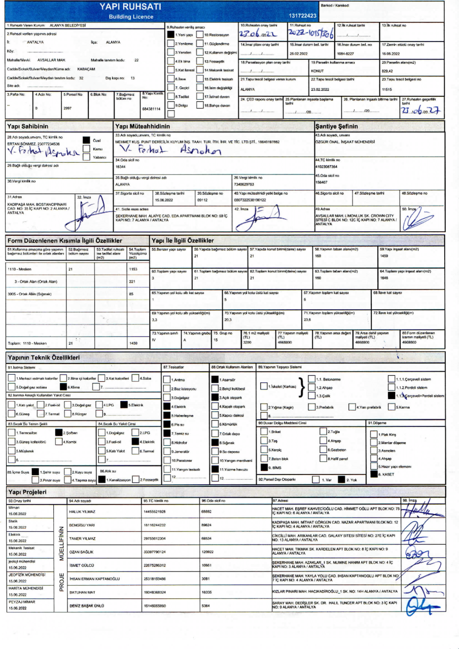 Квартира в Авсалларе, Турция, 64 м² - фото 7