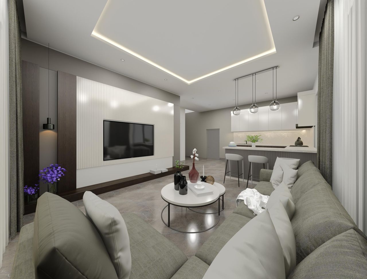 Квартира в Алании, Турция, 79 м² - фото 8