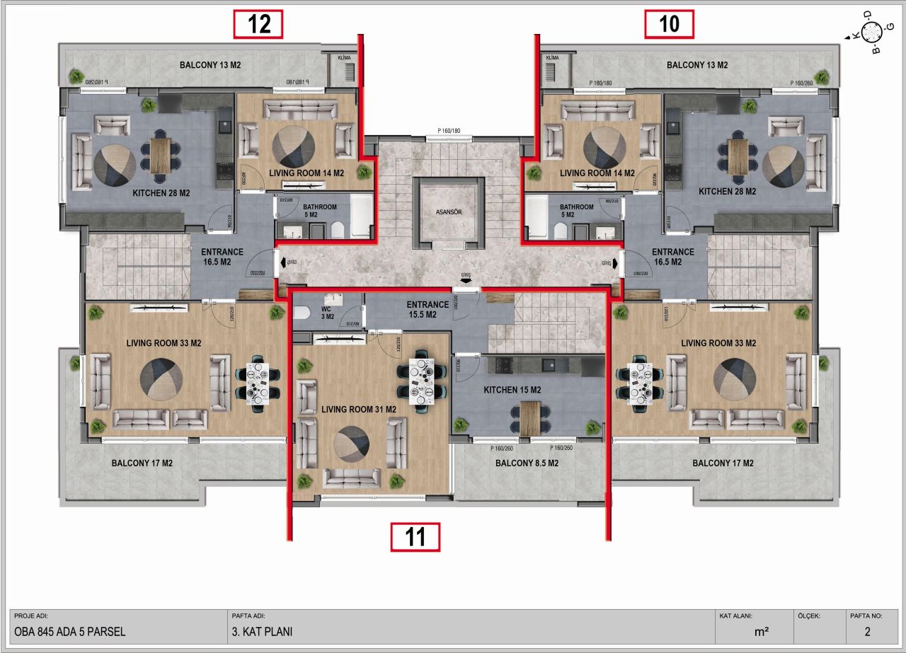 Квартира в Алании, Турция, 138 м² - фото 8