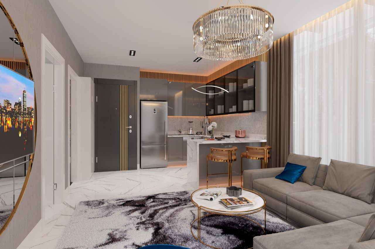 Квартира в Алании, Турция, 44 м² - фото 8