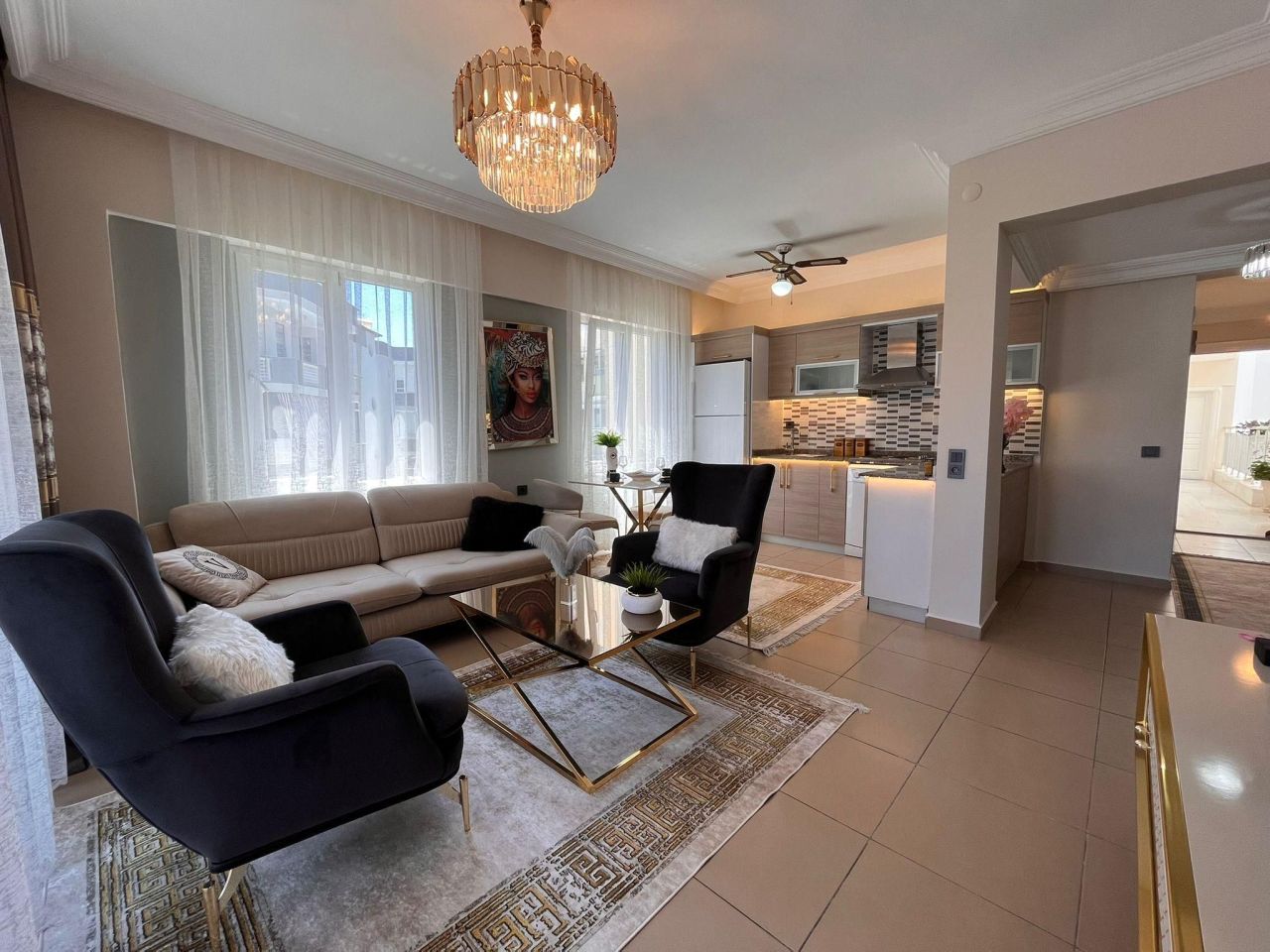 Квартира в Алании, Турция, 110 м² - фото 9