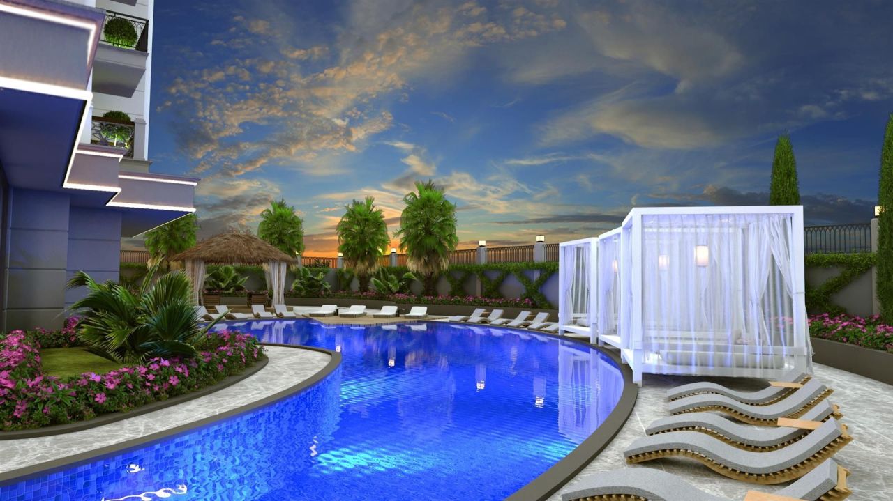 Квартира в Алании, Турция, 59 м² - фото 9