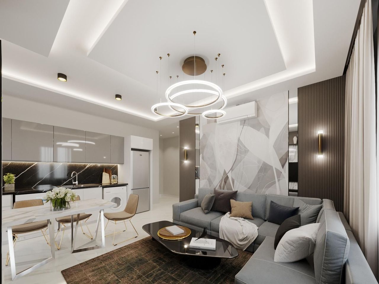 Квартира в Алании, Турция, 90 м² - фото 9