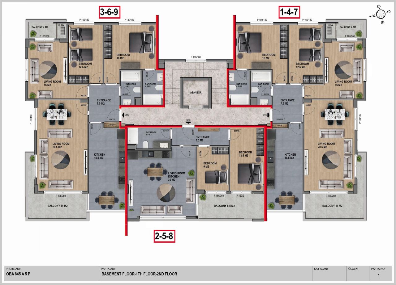 Квартира в Алании, Турция, 198 м² - фото 9