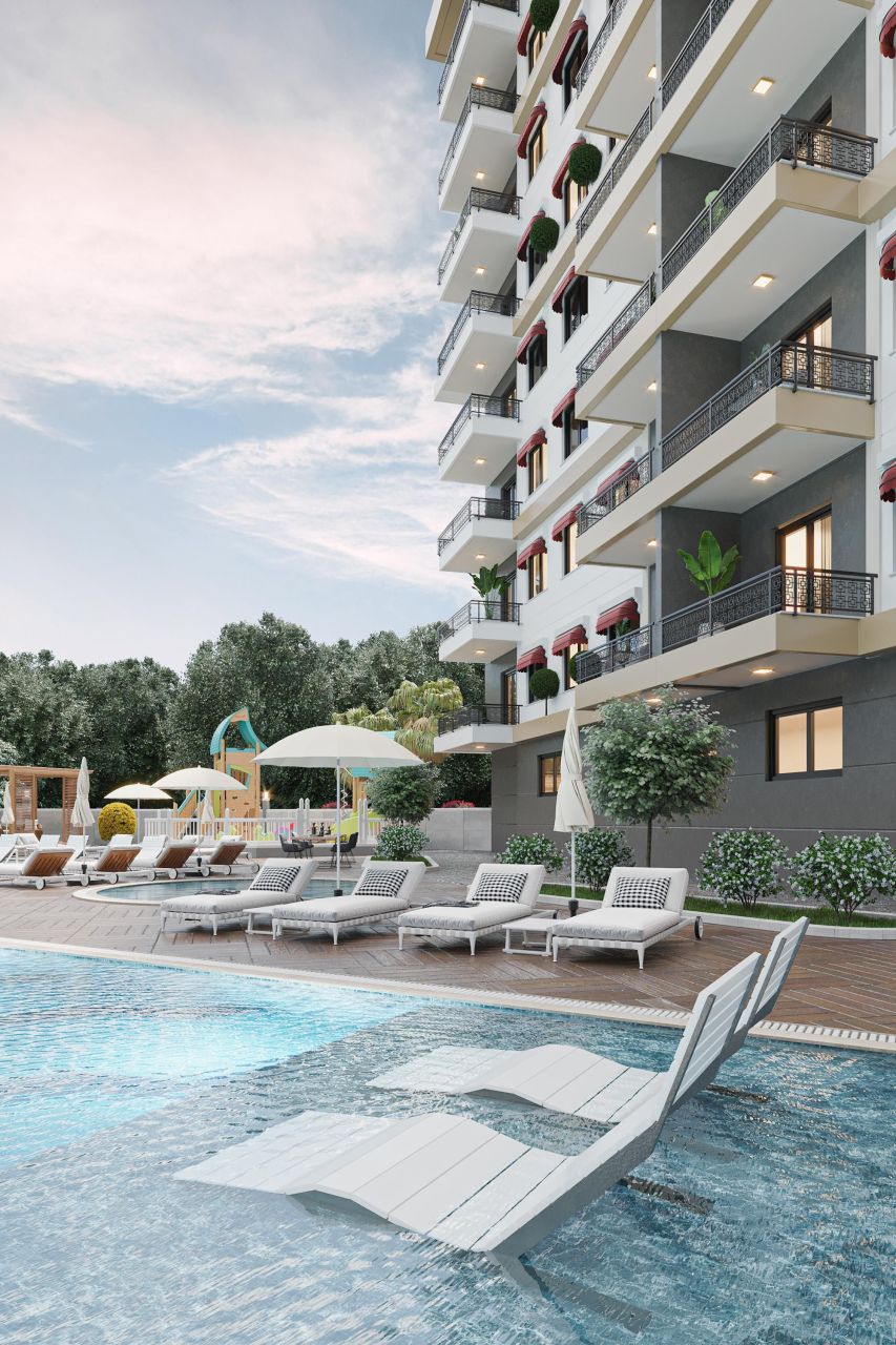 Квартира в Авсалларе, Турция, 46 м² - фото 10