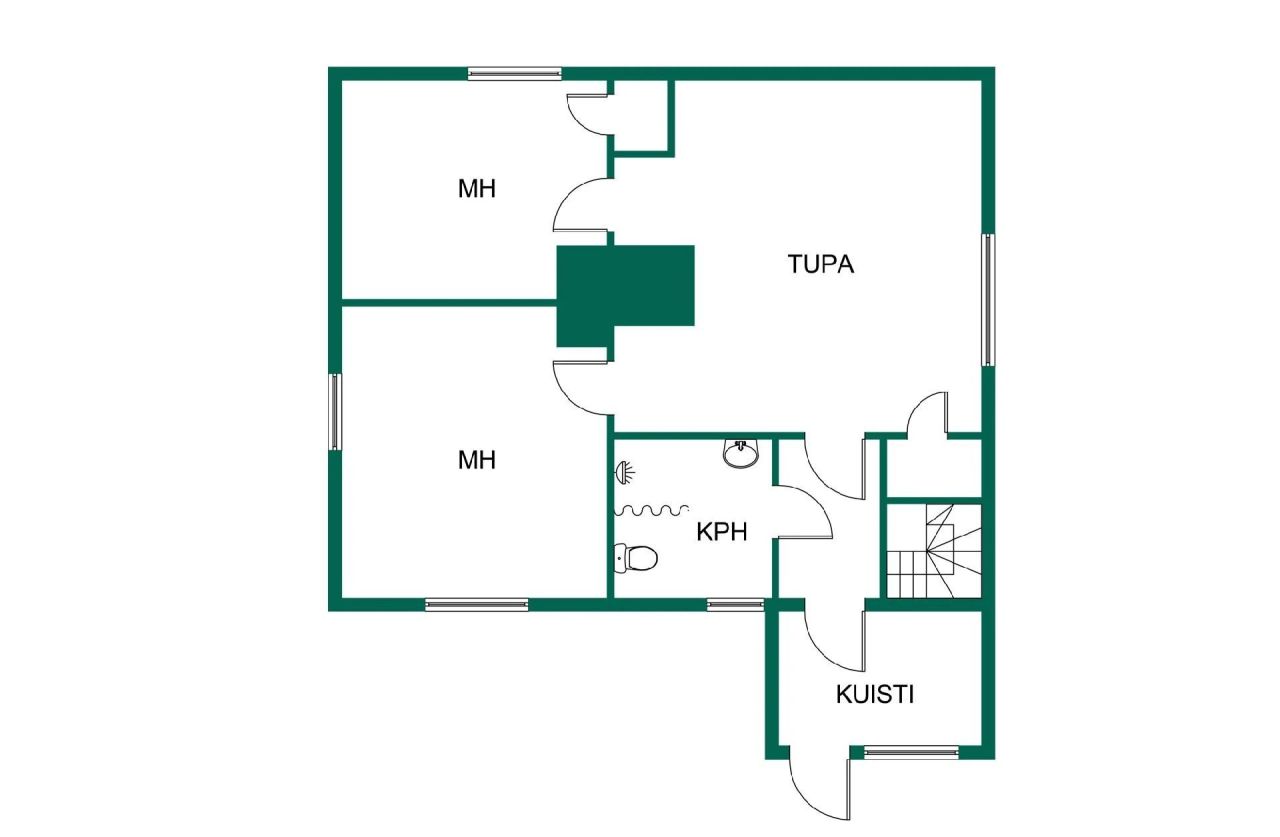 Дом в Лаукаа, Финляндия, 56 м² - фото 2