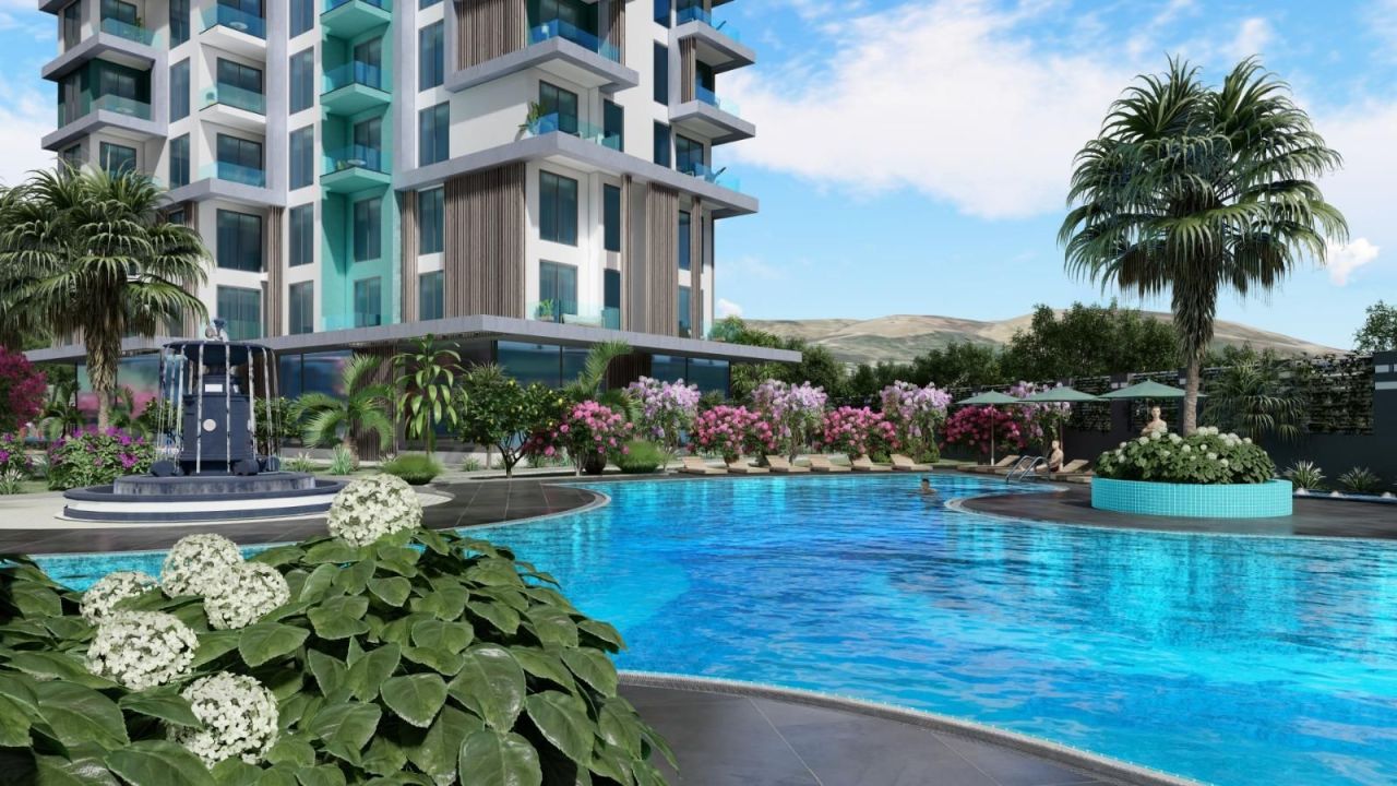 Квартира в Алании, Турция, 51 м² - фото 10