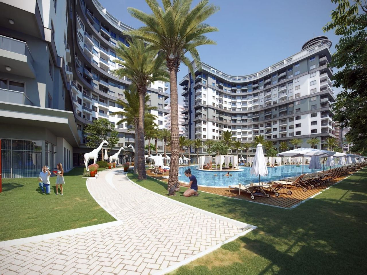 Квартира в Алании, Турция, 60 м² - фото 10