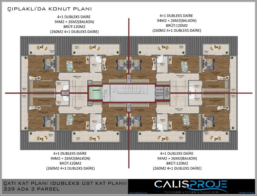 Квартира в Алании, Турция, 140 м² - фото 11