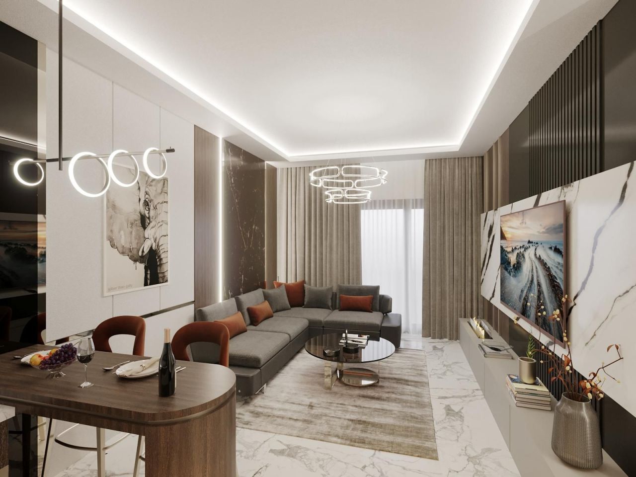 Квартира в Алании, Турция, 51 м² - фото 11