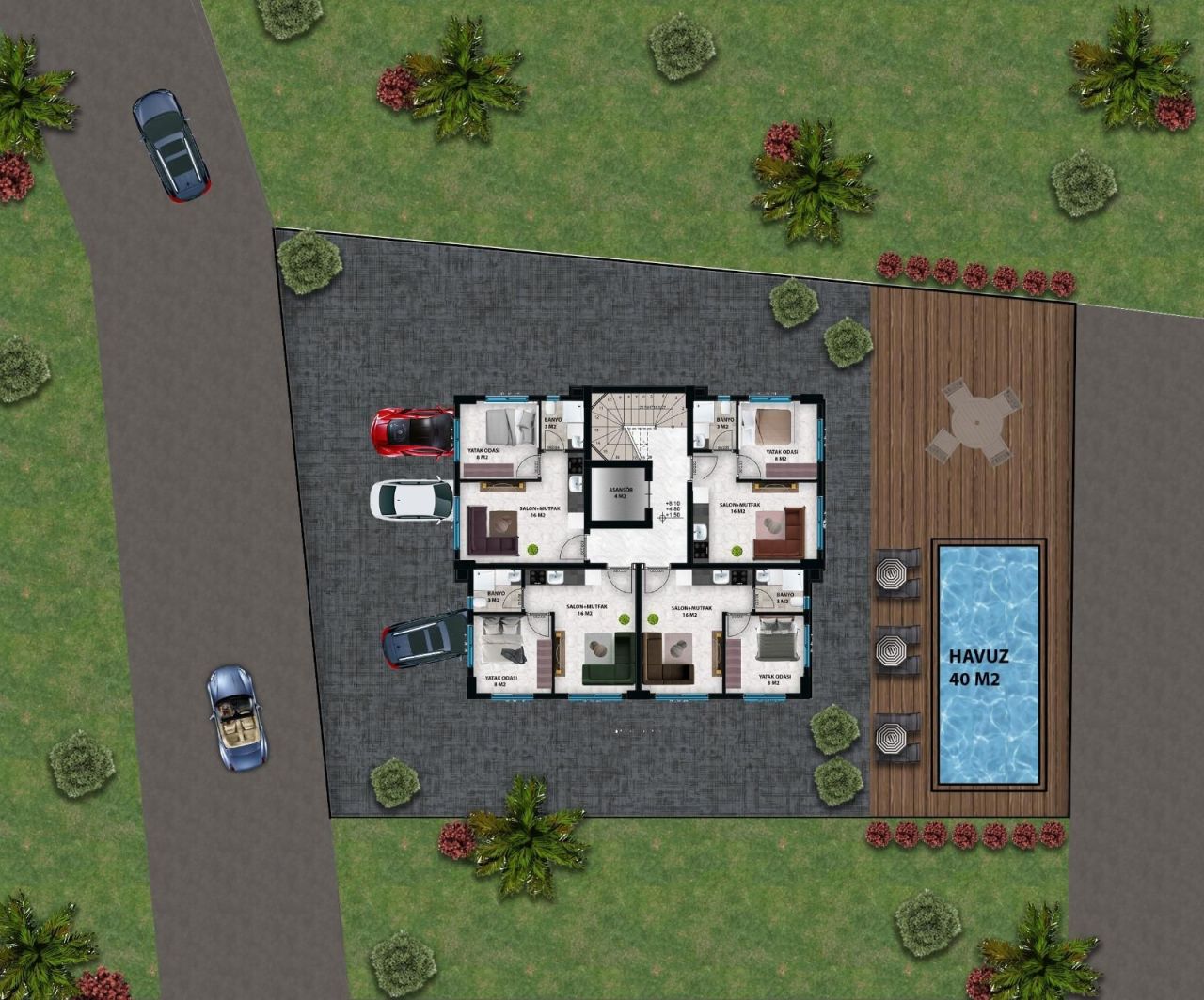 Квартира в Алании, Турция, 33 м² - фото 11