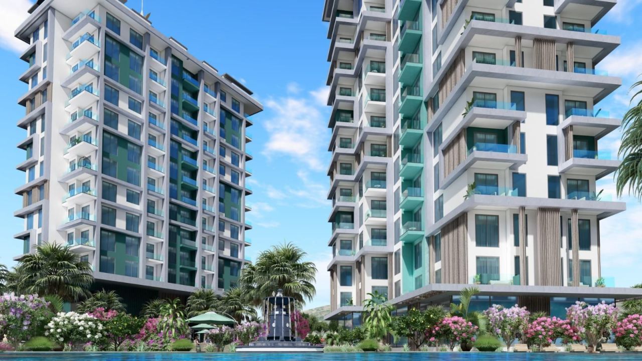 Квартира в Алании, Турция, 51 м² - фото 11