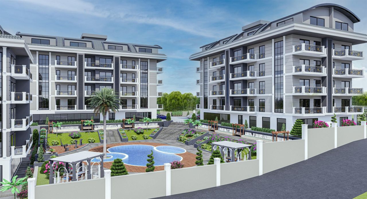 Квартира в Алании, Турция, 75 м² - фото 11