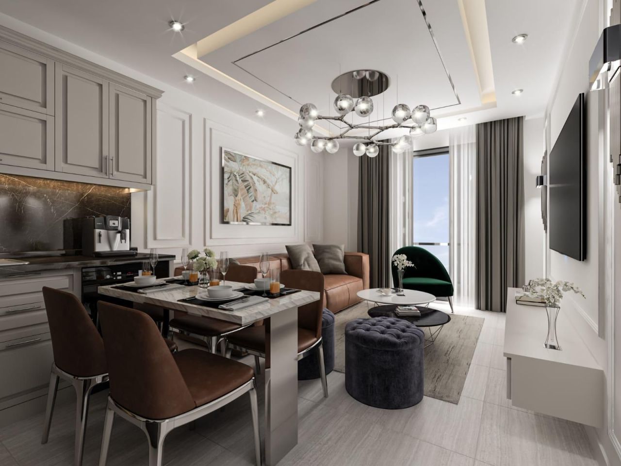 Квартира в Авсалларе, Турция, 54 м² - фото 12