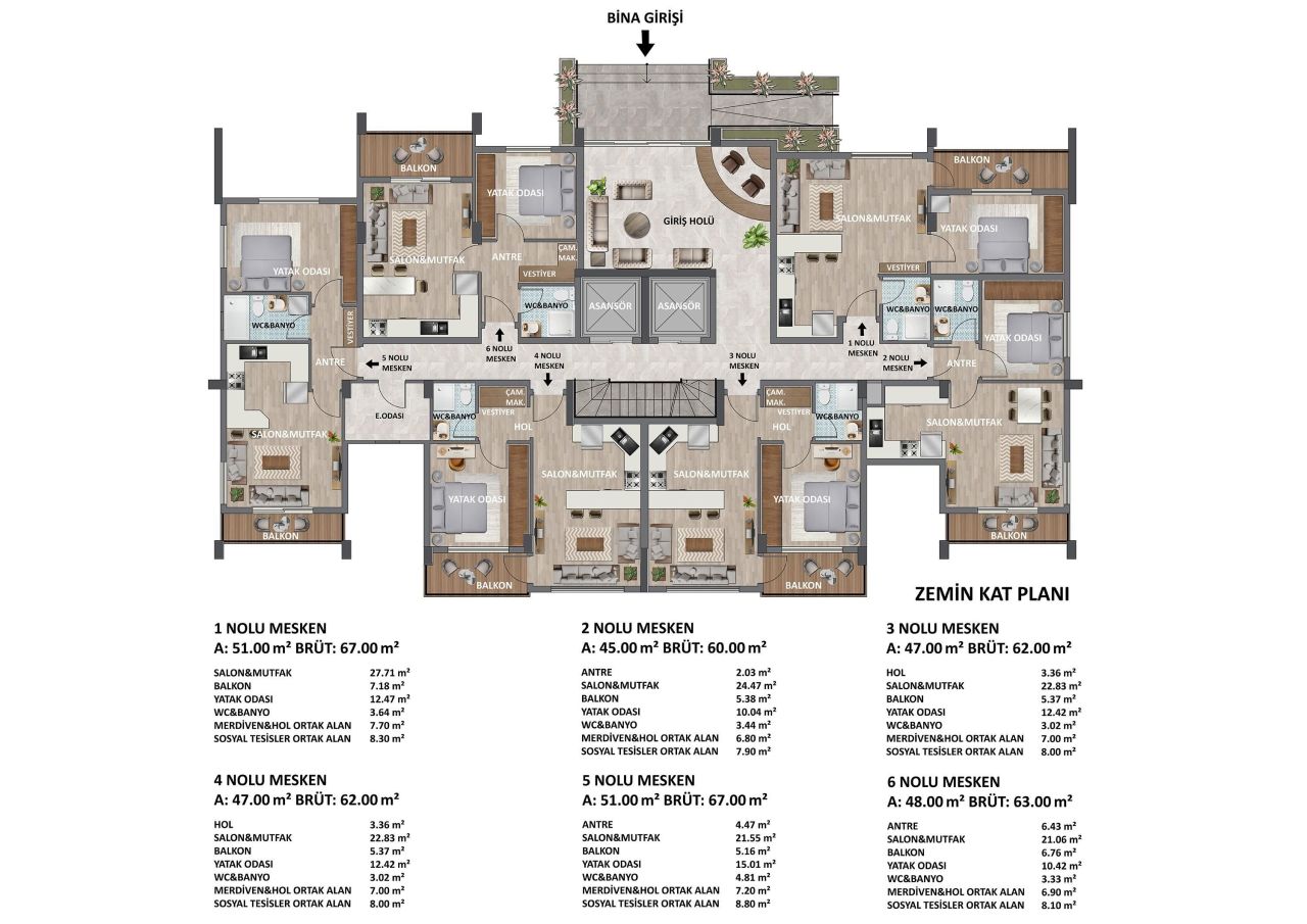 Пентхаус в Алании, Турция, 129 м² - фото 12