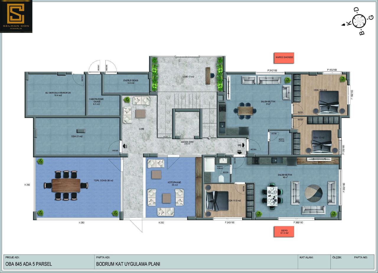 Квартира в Алании, Турция, 138 м² - фото 12