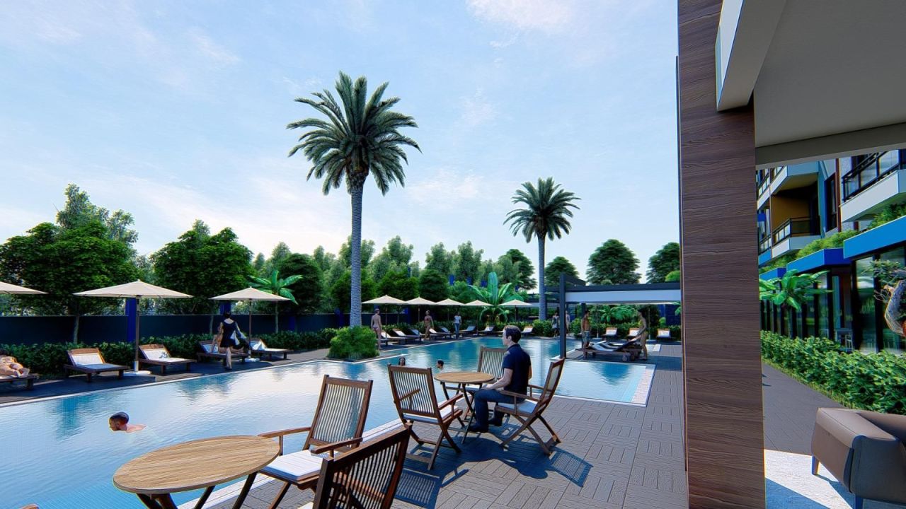 Квартира в Алании, Турция, 50 м² - фото 13