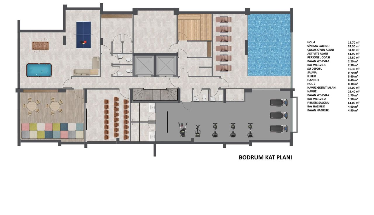 Квартира в Алании, Турция, 107 м² - фото 13