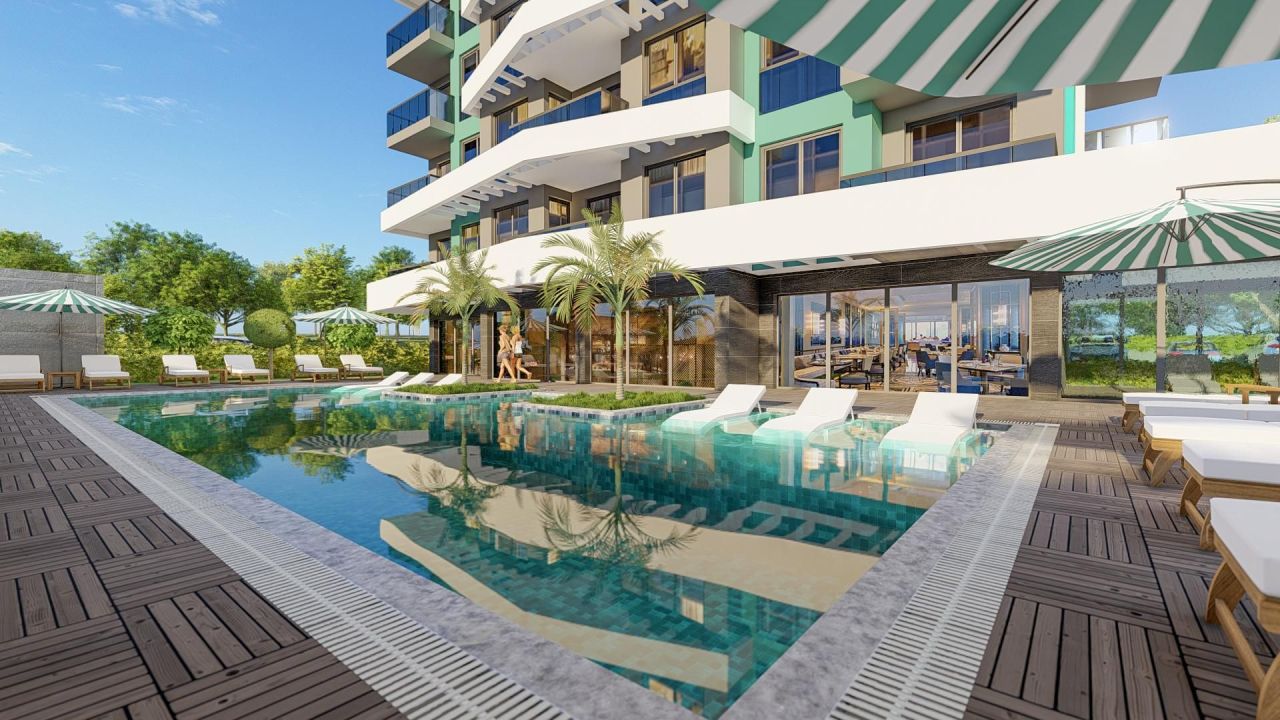 Квартира в Авсалларе, Турция, 54 м² - фото 13