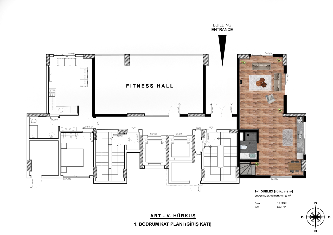 Квартира в Алании, Турция, 112 м² - фото 13