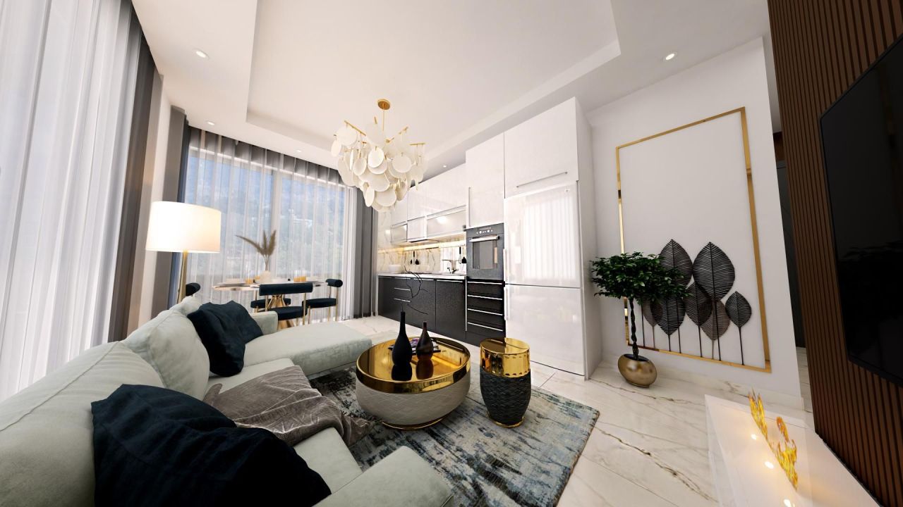 Квартира в Авсалларе, Турция, 43 м² - фото 13