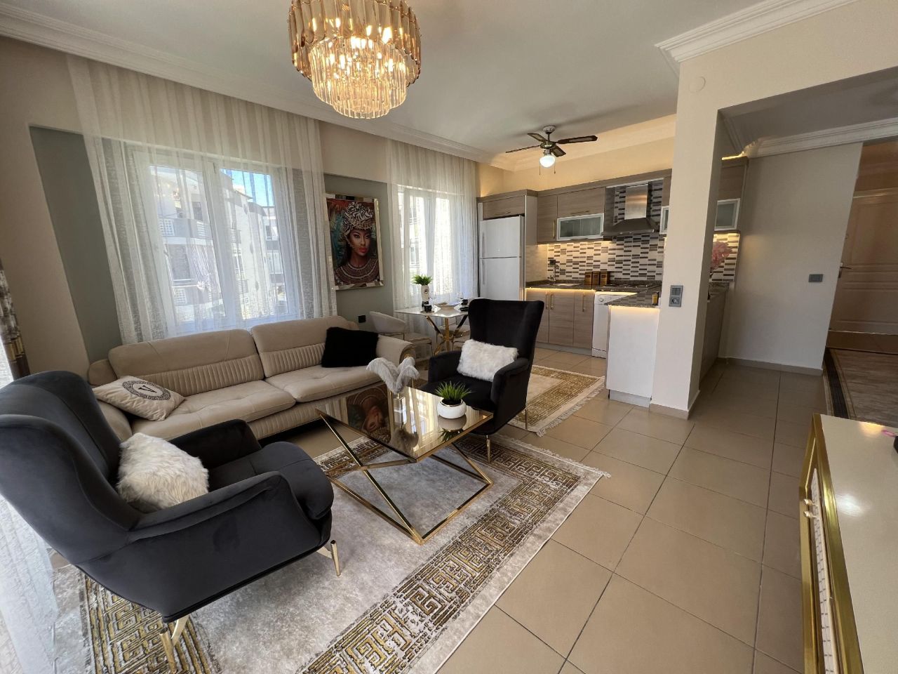 Квартира в Алании, Турция, 100 м² - фото 14