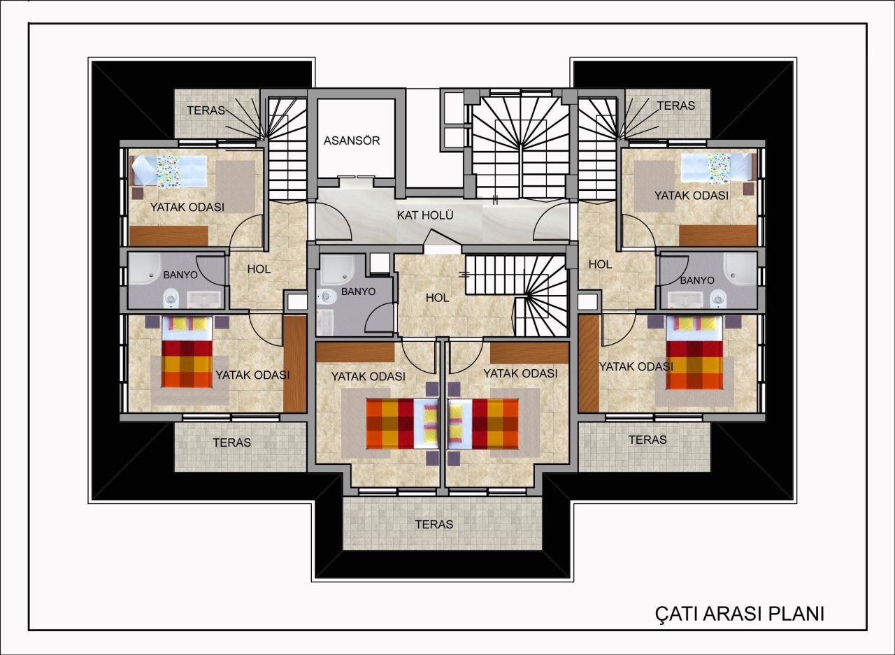 Квартира в Кестеле, Турция, 55 м² - фото 14