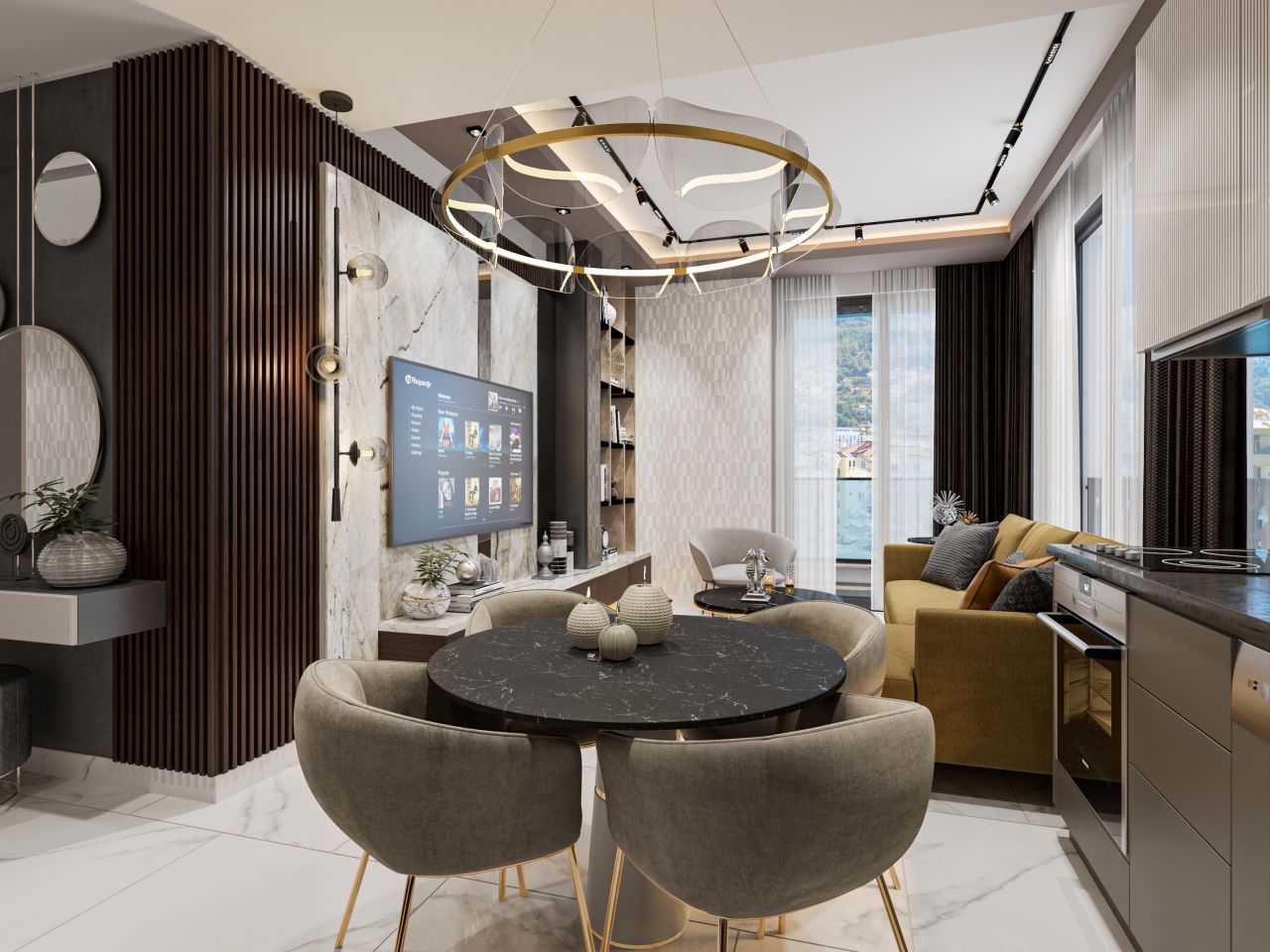 Квартира в Алании, Турция, 58 м² - фото 14