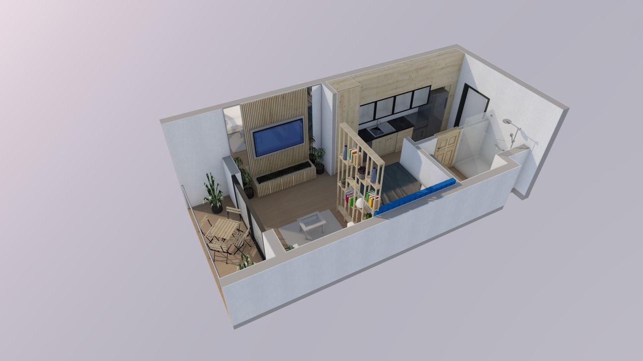 Квартира в Мерсине, Турция, 43 м² - фото 15