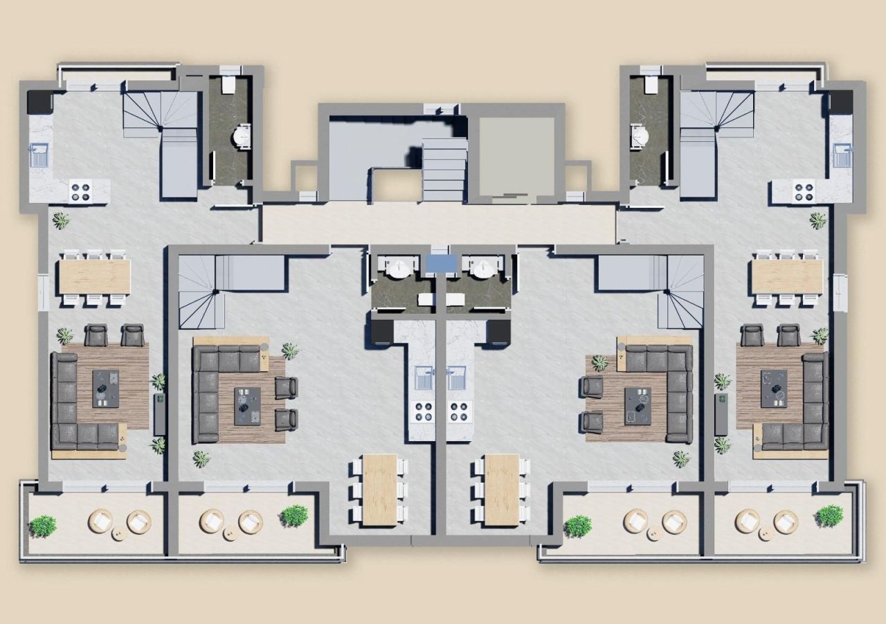 Квартира в Алании, Турция, 130 м² - фото 15