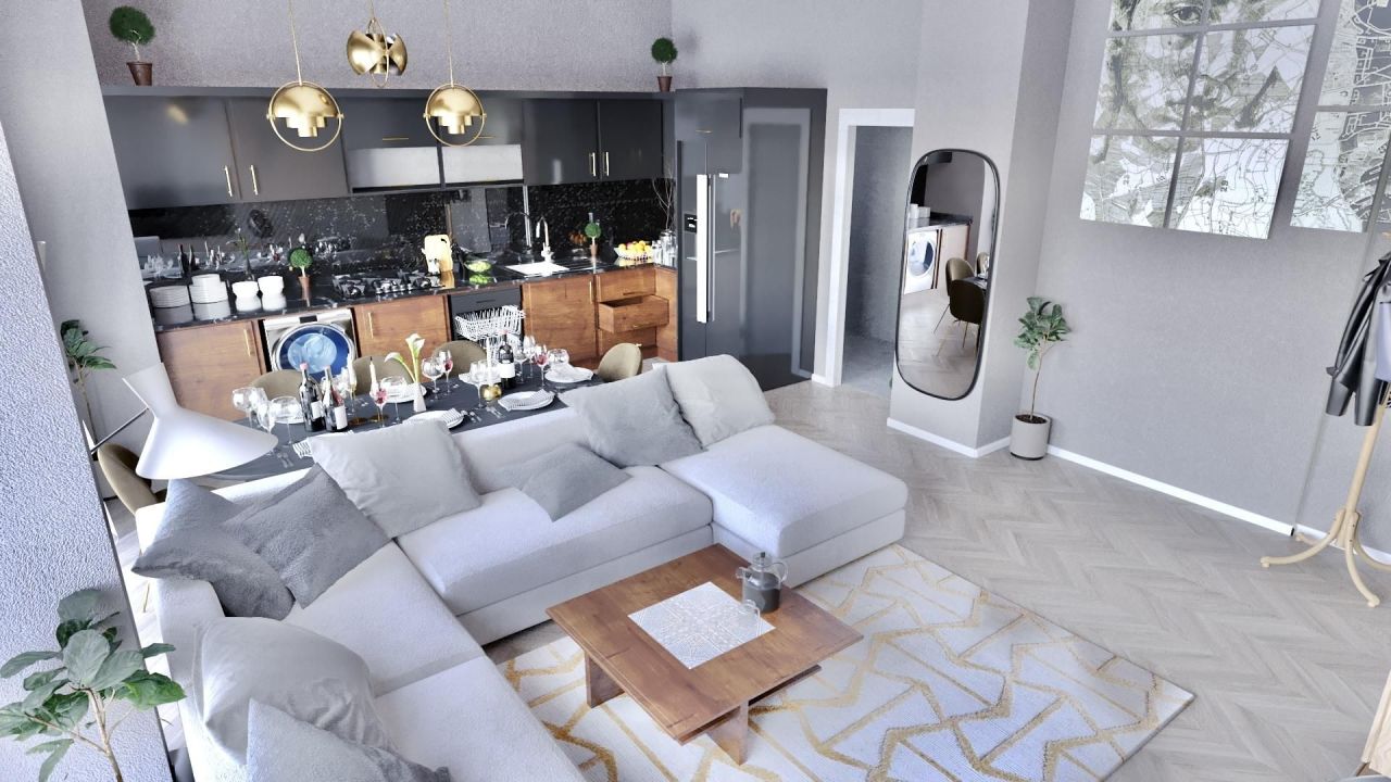 Квартира в Авсалларе, Турция, 50 м² - фото 16