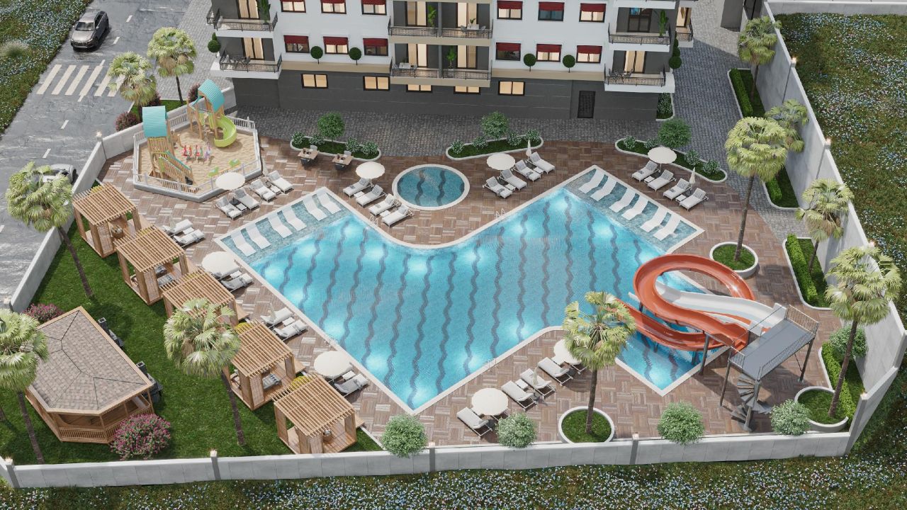 Квартира в Авсалларе, Турция, 46 м² - фото 17