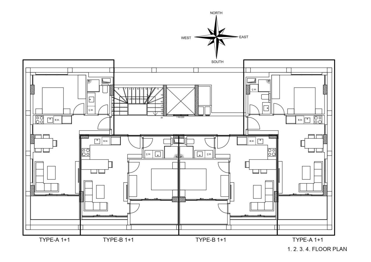 Квартира в Алании, Турция, 54 м² - фото 18