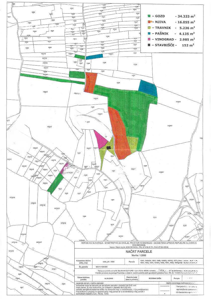 Ферма в Севнице, Словения, 63 000 м² - фото 1