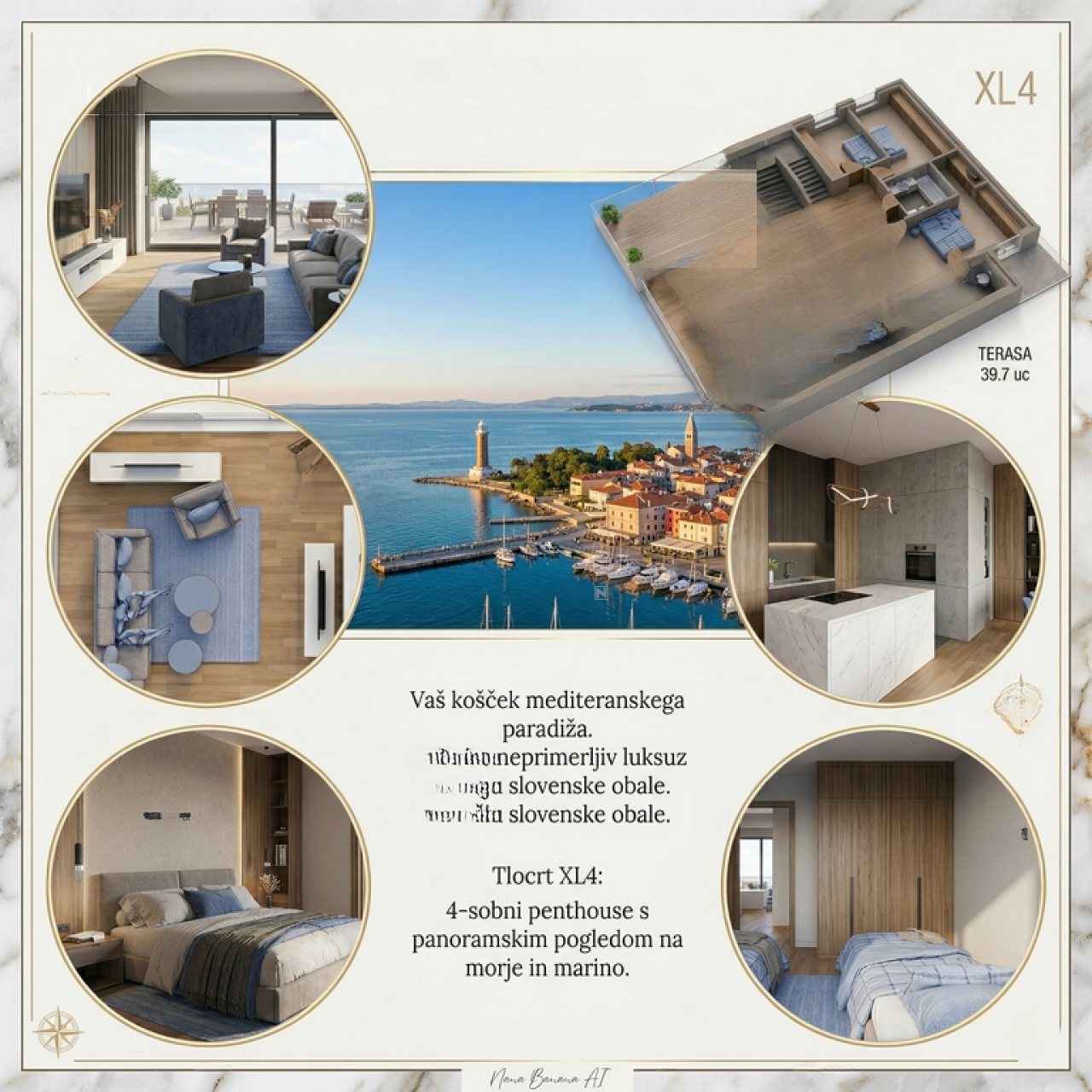 Квартира в Изоле, Словения, 205 м² - фото 1