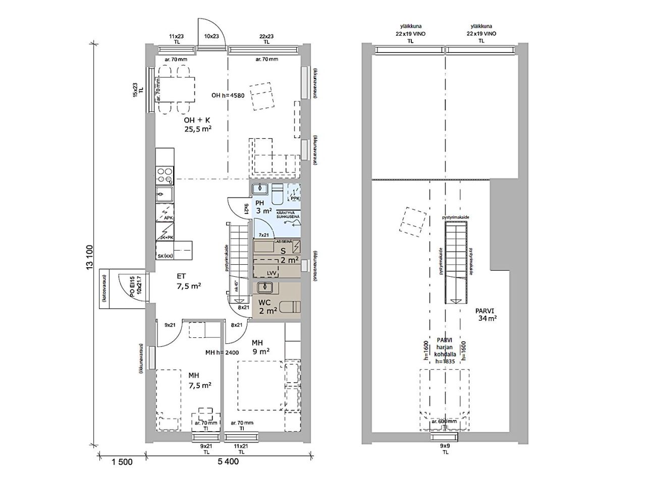 Шале в Рованиеми, Финляндия, 125 м² - фото 15