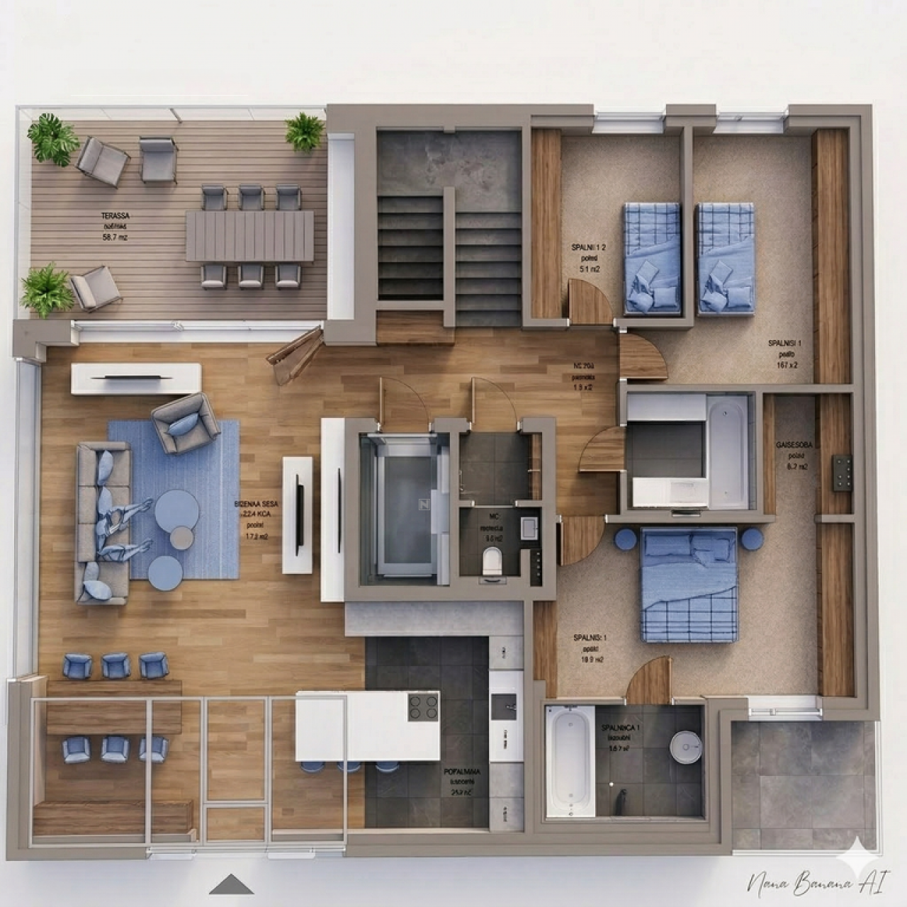 Квартира в Изоле, Словения, 205 м² - фото 5