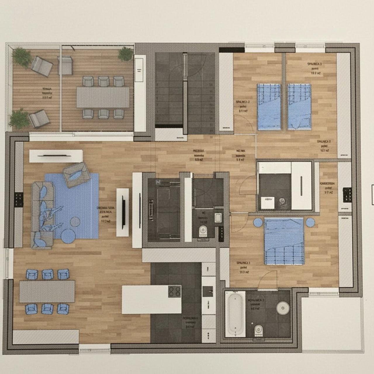 Квартира в Изоле, Словения, 205 м² - фото 6