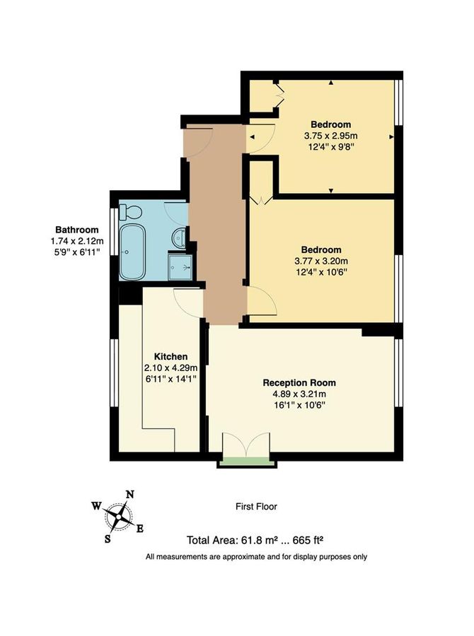 Квартира в Лондоне, Великобритания, 62 м² - фото 18