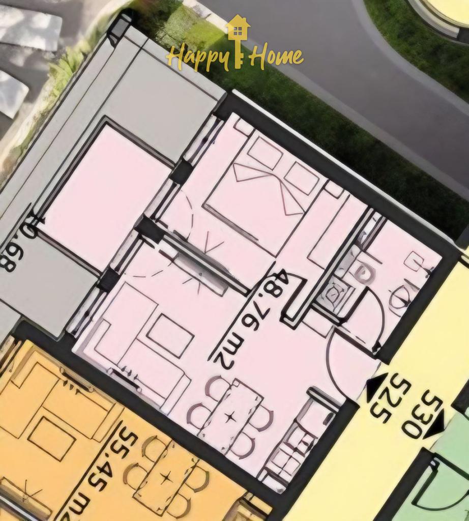 Квартира на Солнечном берегу, Болгария, 49 м² - фото 9