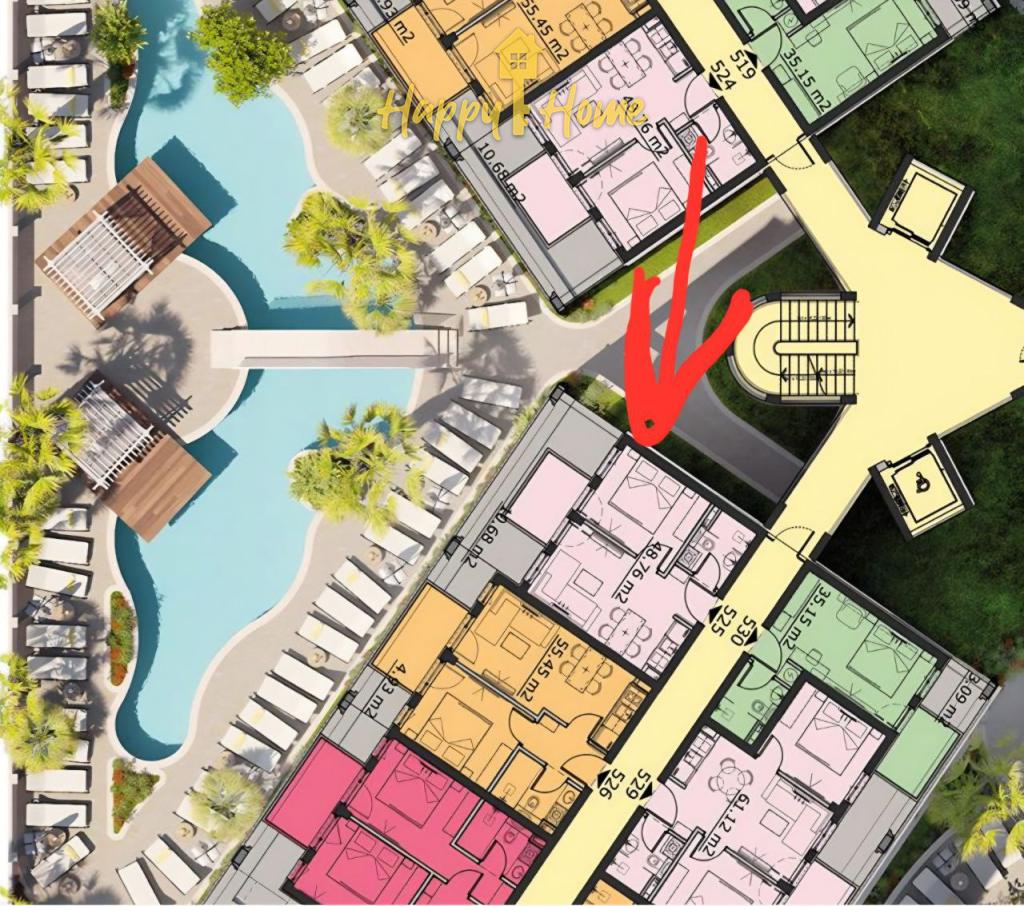 Квартира на Солнечном берегу, Болгария, 49 м² - фото 8