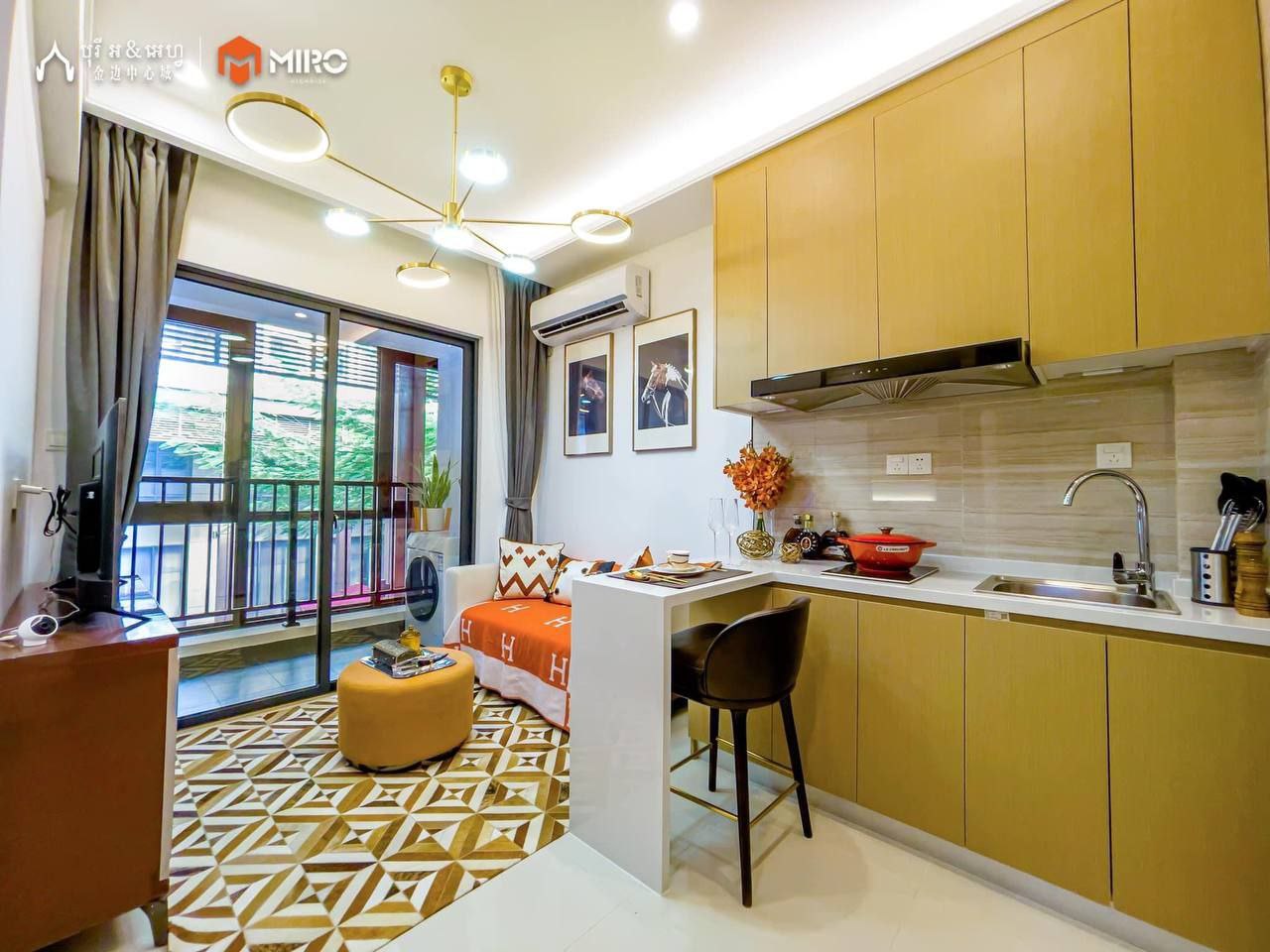 Студия в Пномпене, Камбоджа, 38 м² - фото 8