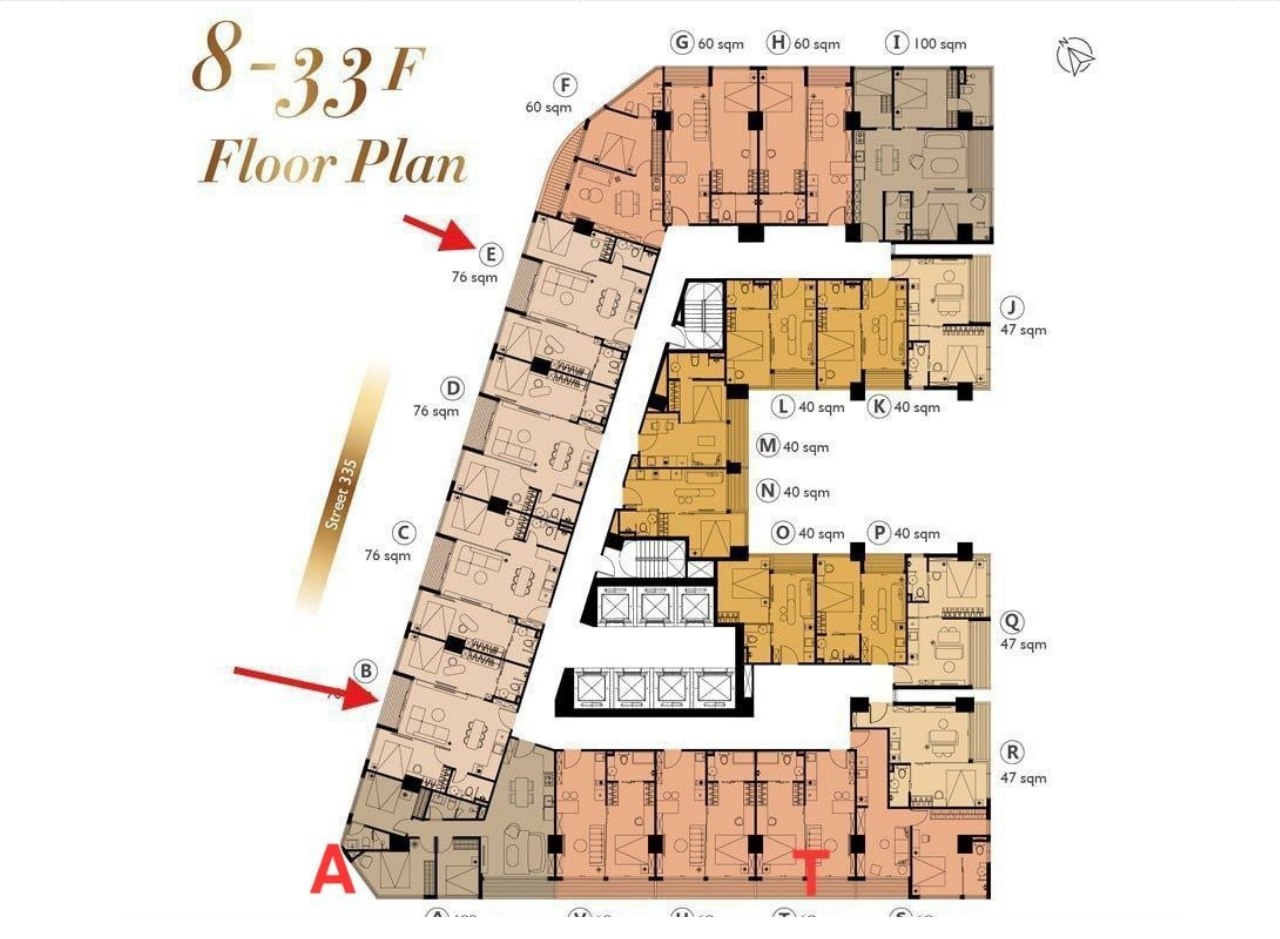 Апартаменты в Пномпене, Камбоджа, 76 м² - фото 8