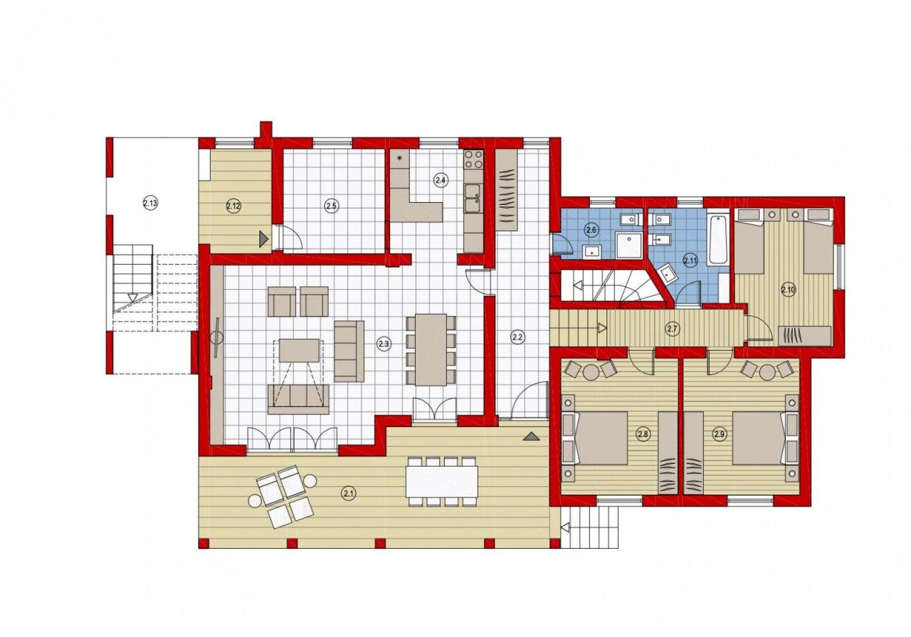 Дом в Лижняне, Хорватия, 350 м² - фото 17