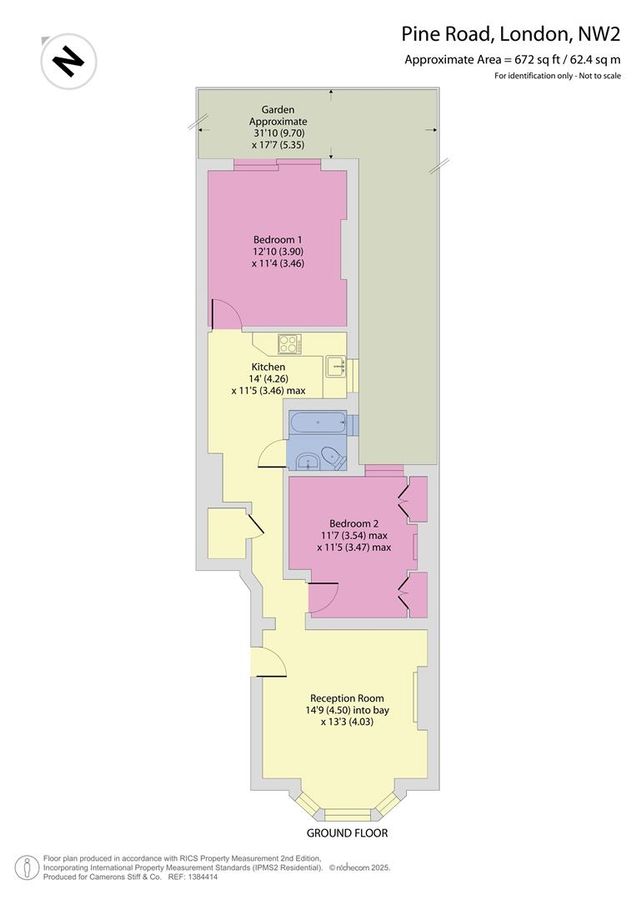 Квартира в Лондоне, Великобритания, 62 м² - фото 10