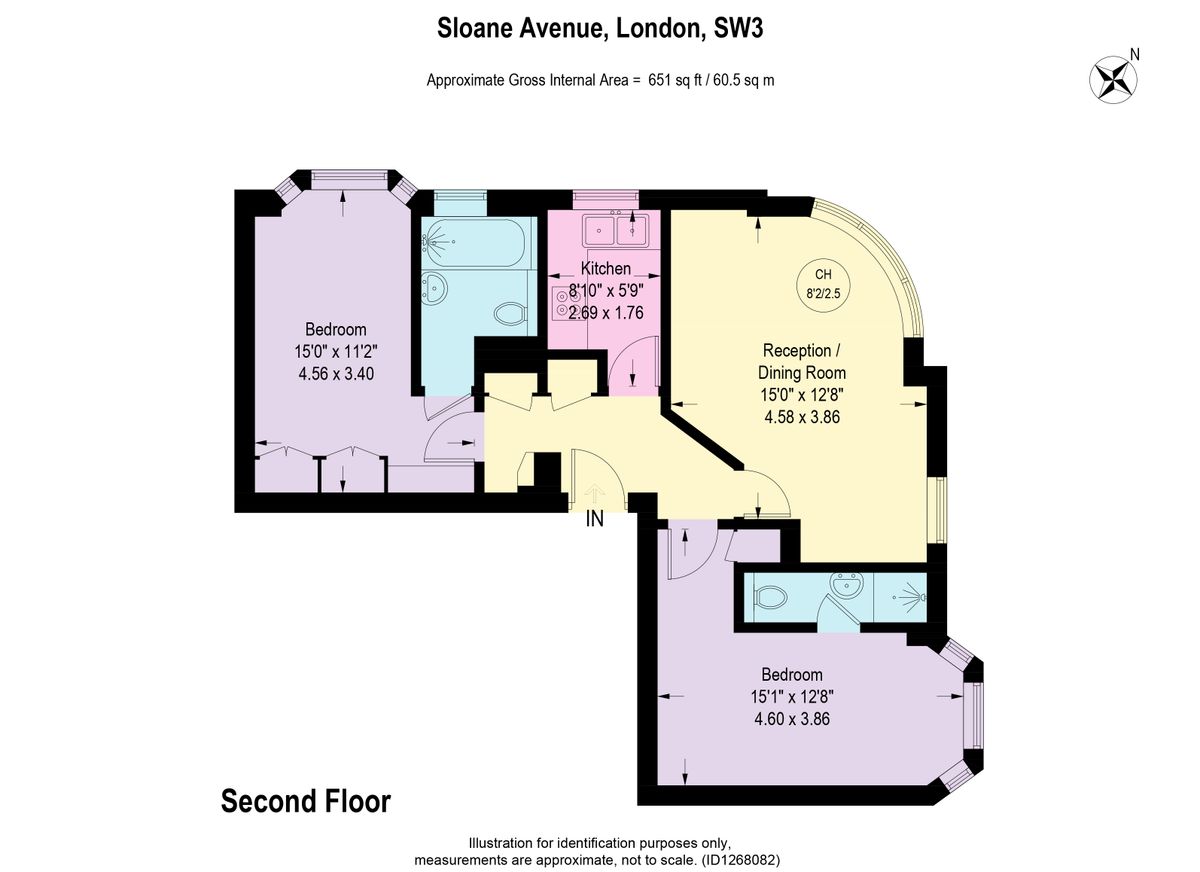 Квартира в Лондоне, Великобритания, 61 м² - фото 12